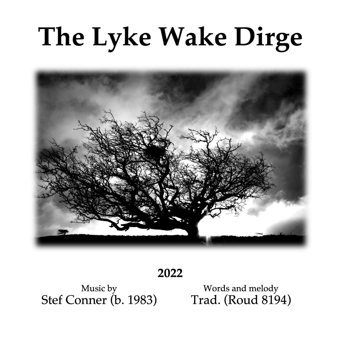 The Lyke Wake Dirge (ornamented, for solo-voice ensemble), performance materials + license