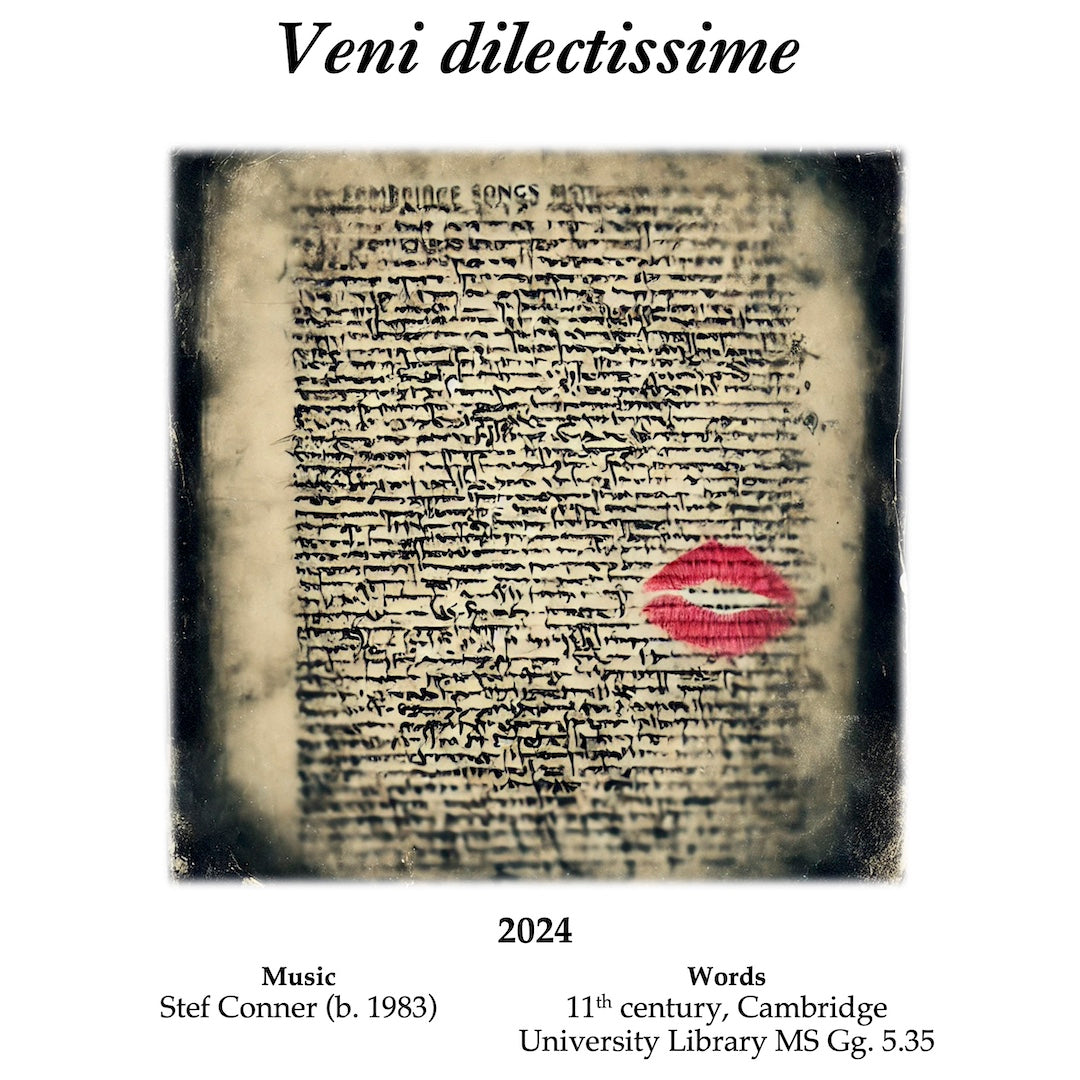 Veni dilectissime, performance materials + license